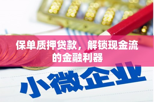 盐边保单质押贷款，解锁现金流的金融利器
