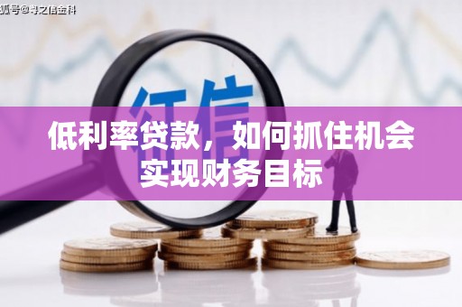 盐边低利率贷款，如何抓住机会实现财务目标