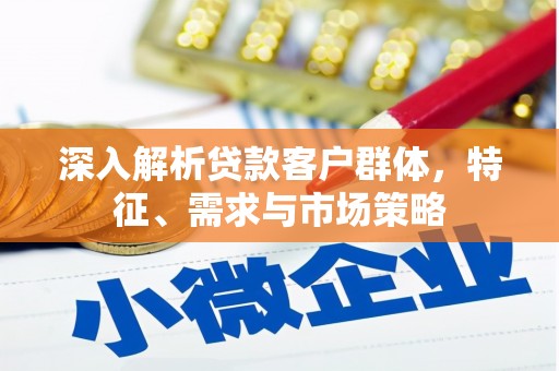 盐边深入解析贷款客户群体，特征、需求与市场策略