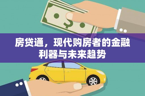 盐边房贷通，现代购房者的金融利器与未来趋势