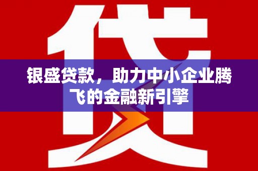 盐边银盛贷款，助力中小企业腾飞的金融新引擎