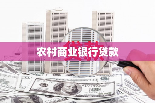 盐边农村商业银行贷款