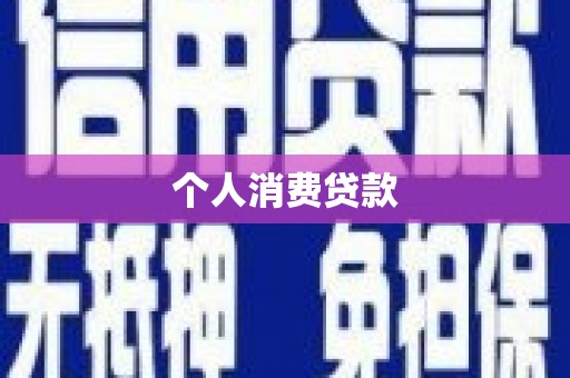 盐边个人消费贷款