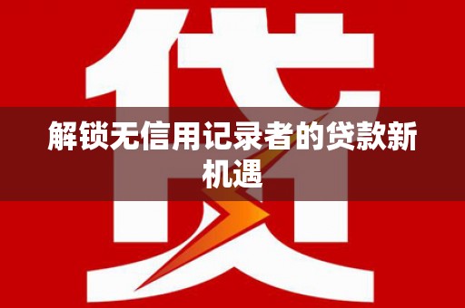 盐边解锁无信用记录者的贷款新机遇