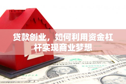 盐边贷款创业，如何利用资金杠杆实现商业梦想