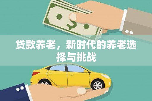 盐边贷款养老，新时代的养老选择与挑战