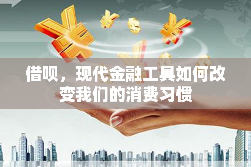 盐边借呗，现代金融工具如何改变我们的消费习惯