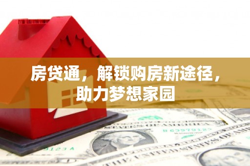 盐边房贷通，解锁购房新途径，助力梦想家园