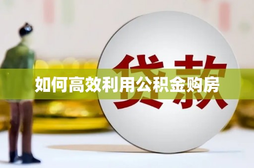 盐边如何高效利用公积金购房