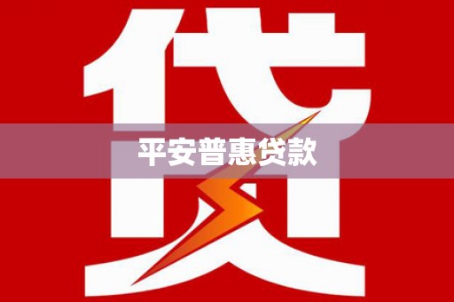 盐边平安普惠贷款